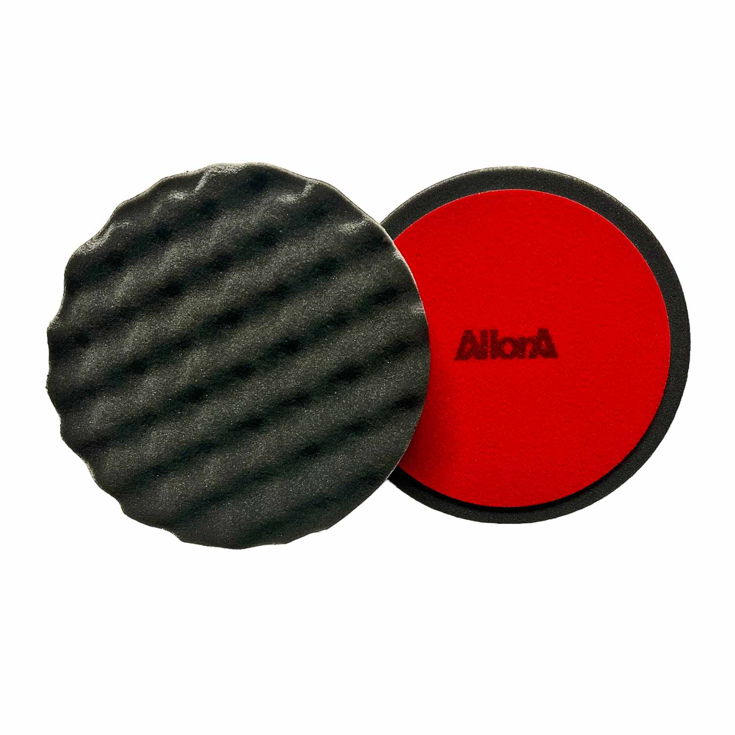Pad De Ponçage Mirka 7993408521 - Mousse Gaufrée Jaune 85mm, Lot De 2 | Pour Polissage Et Finition